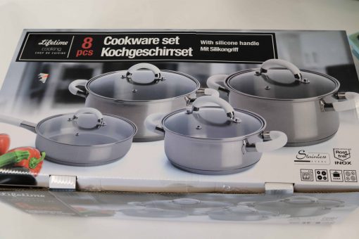 Pottide komplekt 8 osa, Lifetime cooking