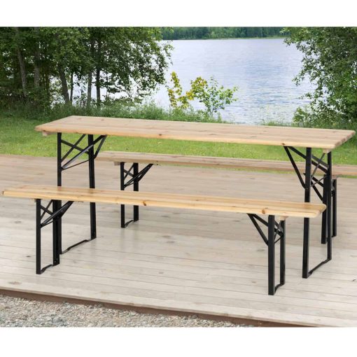 Piduliku laua ja pinkide komplekt 4Living - Image 4