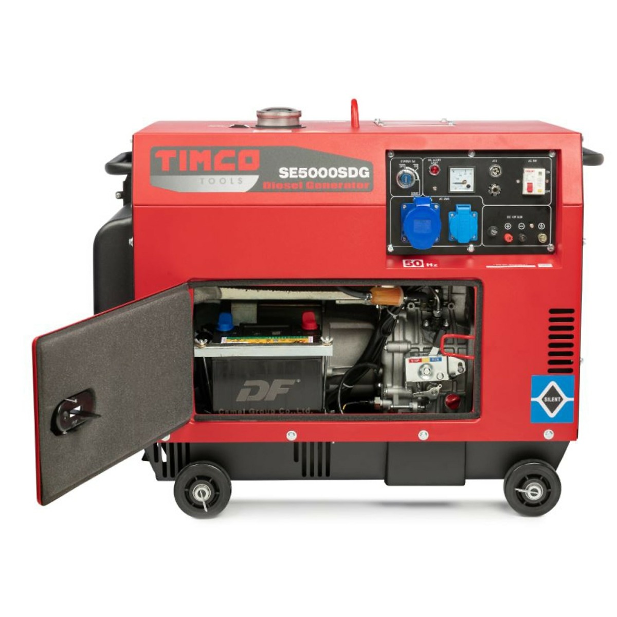 Generaator 4200W / 400V + 230V + 12V Timco TSE5000SDG
